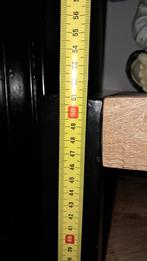 Industriële TV Kast Mangohout - Zwart, Gebruikt, 100 tot 150 cm, Ophalen of Verzenden, Metaal