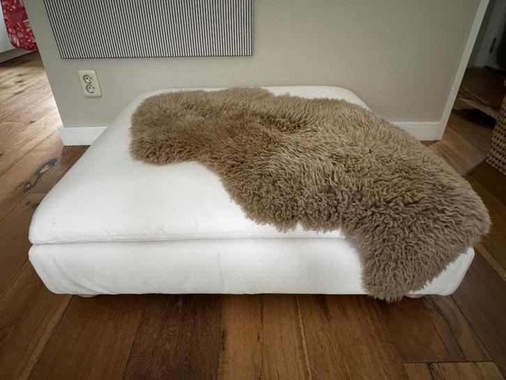 Witte Ikea Söderhamn voetenbank, Huis en Inrichting, Banken | Voetenbanken en Poefen, Zo goed als nieuw, 75 tot 100 cm, 75 tot 100 cm