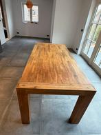Houten tafel, Huis en Inrichting, Ophalen, Gebruikt, 50 tot 100 cm, Vijf personen of meer