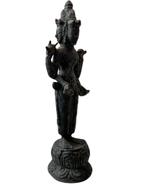 Zuid-Indisch bronzen godenbeeld – ca. 1800, 4 armen, 23 cm, Ophalen of Verzenden, Gebruikt