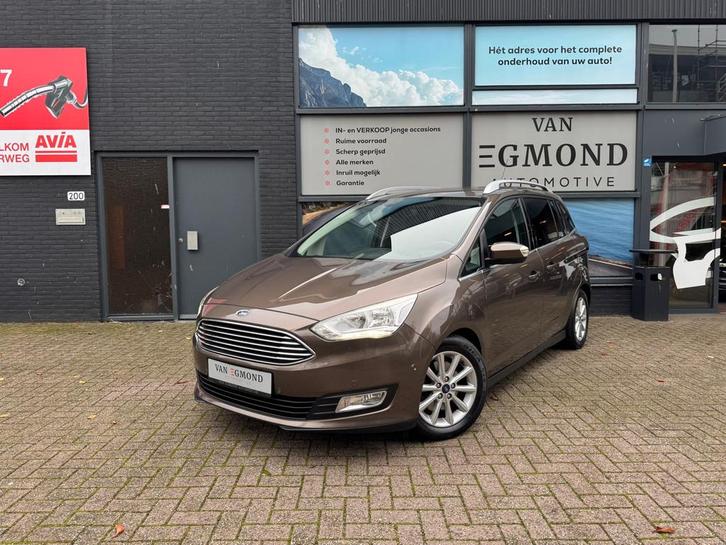 Ford Grand C-Max 1.0 Titanium, Auto's, Ford, Bedrijf, Te koop, Grand C-Max, ABS, Achteruitrijcamera, Airbags, Airconditioning