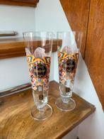 2x Warsteiner bierglas | James Jean, Verzamelen, Ophalen of Verzenden, Zo goed als nieuw, Glas of Glazen, Overige merken