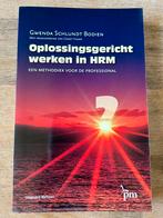 Boek oplossingsgericht werken in HRM, Boeken, Ophalen of Verzenden, Gwenda Schlundt Bodien, Zo goed als nieuw, HBO