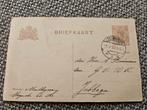 Jubbega adres oude briefkaart 1922 / fisio leeuwarden, Verzamelen, Ophalen of Verzenden, Voor 1920, Friesland