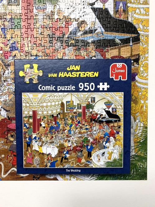 Puzzel 950 st - Jan v Haasteren | De Bruiloft, Hobby en Vrije tijd, Denksport en Puzzels, Zo goed als nieuw, Legpuzzel, 500 t/m 1500 stukjes