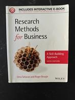 Research methods for business, Ophalen of Verzenden, Zo goed als nieuw, Overige niveaus