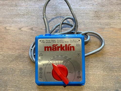 HO Marklin 37540 transfo 10 VA (629), Hobby en Vrije tijd, Modeltreinen | H0, Gebruikt, Transformator of Voeding, Wisselstroom