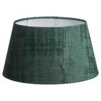 Lampenkap groen fluweel velours velvet, 25 tot 50 cm, Rond, Ophalen of Verzenden, Zo goed als nieuw