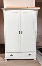 Vintage Linnenkast - Wit, Huis en Inrichting, Kasten | Kledingkasten, Ophalen, Gebruikt, 100 tot 150 cm, Vintage