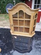 antiek vitrine hangkast, Huis en Inrichting, Kasten | Vitrinekasten, Minder dan 50 cm, Eikenhout, Minder dan 25 cm, Minder dan 100 cm