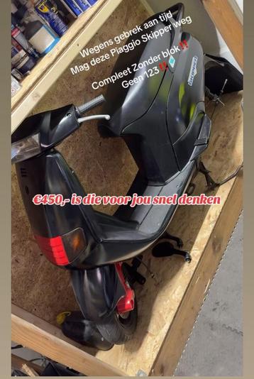 Piaggio Skipper 125/150/180 zonder blok en zonder 123 beschikbaar voor biedingen