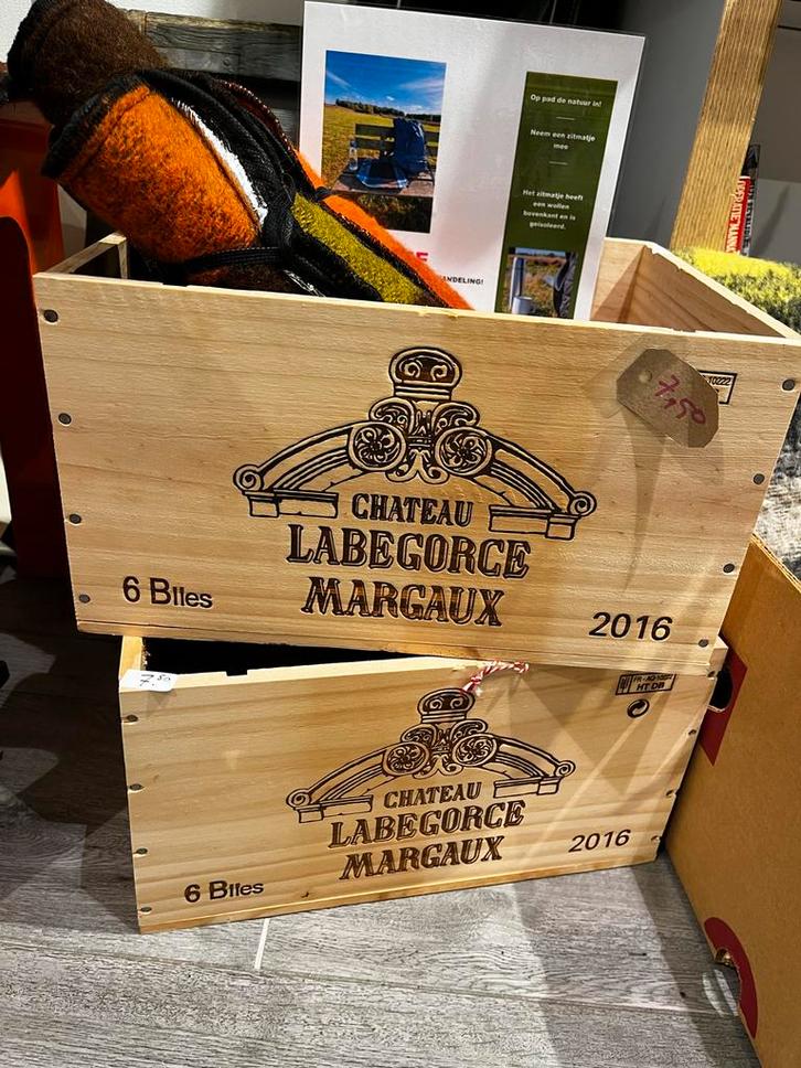 Oude Franse Wijnkistjes - Authentiek en Sfeervol, Huis en Inrichting, Woonaccessoires | Kisten, Gebruikt, Minder dan 50 cm, Grenenhout