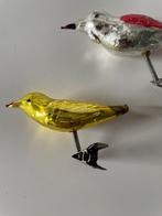 Oude kerstballen - vogel, Ophalen of Verzenden, Gebruikt