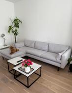 Lichtgrijze 3-zits hoekbank, 3-seat sofa with chaise lounge, Ophalen, 250 tot 300 cm, Hoekbank, Driepersoons