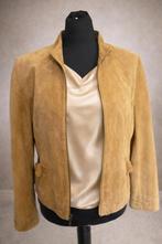 Vintage bohemian suede jas 42, Ophalen of Verzenden, Zo goed als nieuw, Maat 42/44 (L), Zwart