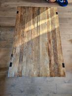 Steigerhouten salontafel, 100 tot 150 cm, Zo goed als nieuw, Minder dan 50 cm, Rechthoekig