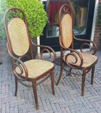 Vintage Thonet Stoelen, Huis en Inrichting, Stoelen, Ophalen, Riet of Rotan, Gebruikt, Twee