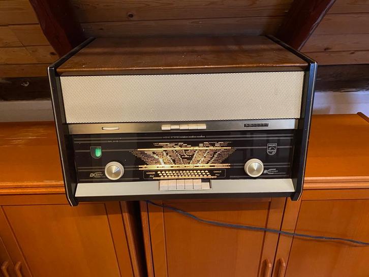 PHILIPS H4X92A Radio oud (1959–1961) met platenspeler, Audio, Tv en Foto, Radio's, Zo goed als nieuw, Radio, Ophalen