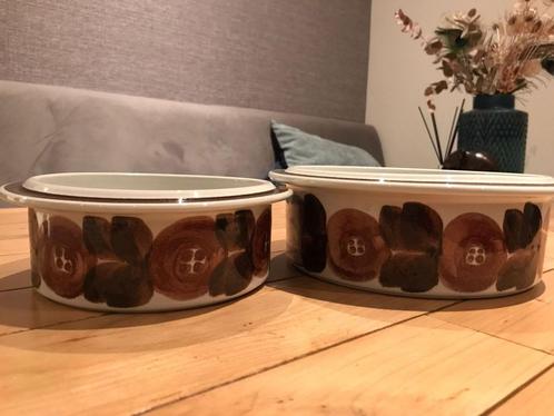 Prachtige vintage Arabia Rosmarin Finland schalen (2 st.), Huis en Inrichting, Keuken | Servies, Zo goed als nieuw, Schaal of Schalen