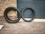 Allroad motorbanden set 18 & 21 inch noppenbanden offroad, Ophalen, Gebruikt
