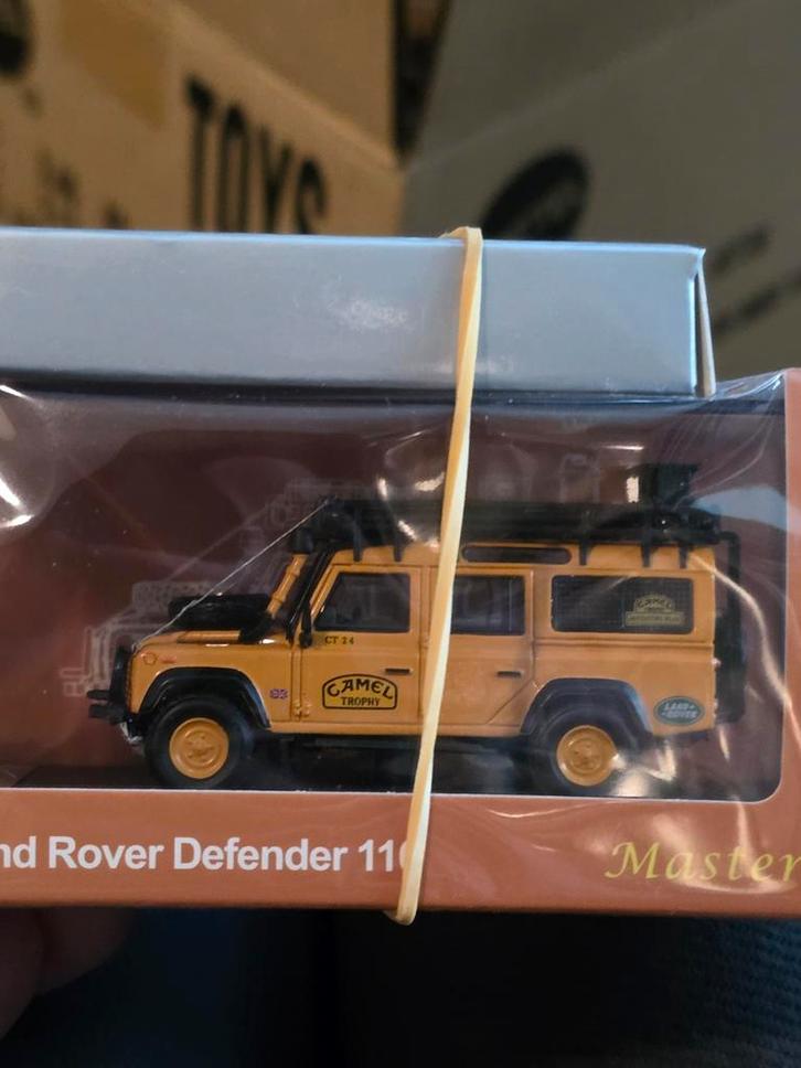 Land Rover Defender 110 - Camel Trophy Modelauto, Verzamelen, Speelgoed, Nieuw, Ophalen of Verzenden
