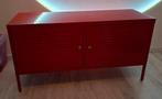 Ikea - rode dressoirkast, Ophalen, Gebruikt, 100 tot 150 cm, Metaal