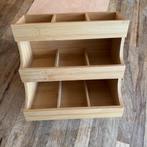 Stevige Houten Theedoos / Sturdy Teabox / Display, Ophalen of Verzenden, Nieuw