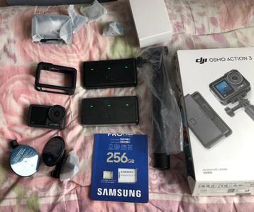 DJI Osmo Action 3 - Adventure Combo + alles X2!!! X6 BATT! beschikbaar voor biedingen