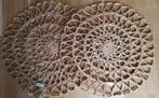 2 rotan jute placemats onderzetters, Ophalen, Zo goed als nieuw, Bord