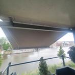Electrische zonwering - lichtgrijs - 3,5 meter breed, Tuin en Terras, Ophalen, Elektrisch, Zo goed als nieuw, 150 tot 300 cm