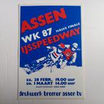 Oude sticker.  WK ijsspeedway 1987 assen.   Halve finale., Ophalen of Verzenden, Zo goed als nieuw, Overige typen