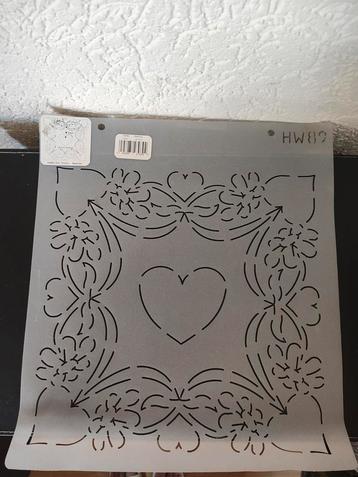 Hall Walker Beatrice Stencil HW89 - 10 1/2 inch beschikbaar voor biedingen