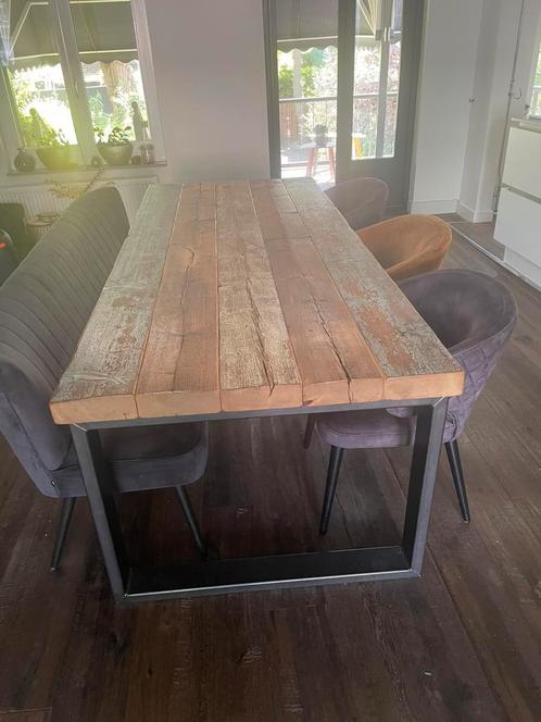 Tuin eettafel, Tuin en Terras, Tuintafels, Zo goed als nieuw, Rechthoekig, Hout, Ophalen