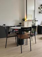 Ikea eetkamerstoelen Sandberg, Huis en Inrichting, Stoelen, Ophalen, Bruin, Zo goed als nieuw, Vier