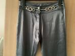 Broek mt, 34/36.    Grijs Satijn!!, Verzenden, Nieuw, Maat 34 (XS) of kleiner, Grijs