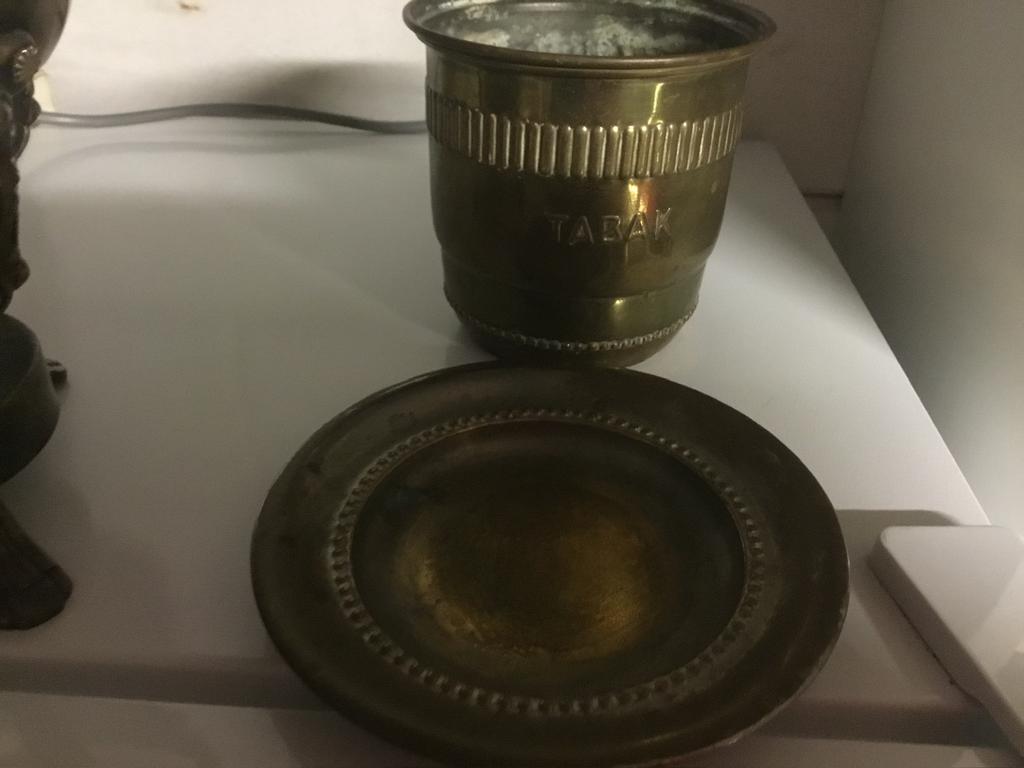 Tabaks potje, Antiek en Kunst, Ophalen of Verzenden, Koper