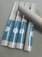 Caselio linen behang lichtroze/goud 5 rollen, Ophalen, 25 tot 50 m², Roze, Linnen