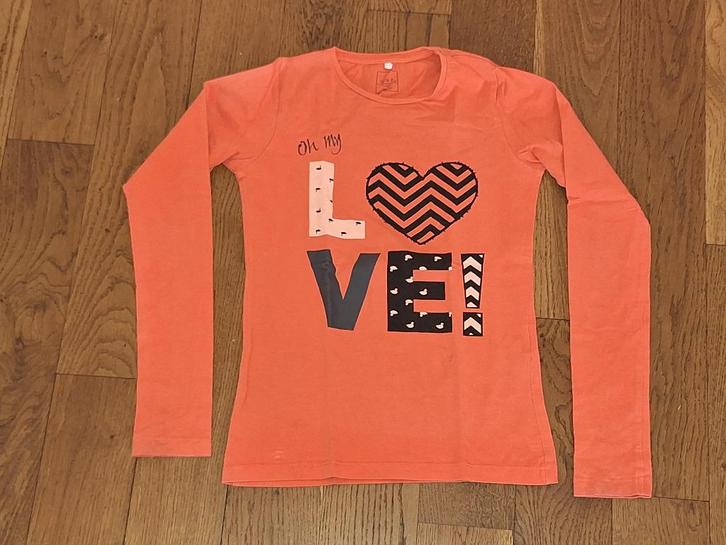 Longsleeve maat 146/152, Kinderen en Baby's, Kinderkleding | Maat 146, Zo goed als nieuw, Meisje, Shirt of Longsleeve, Ophalen of Verzenden