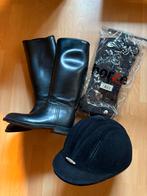 Paardrij set kids, laarsen 37 ,cap en chaps, Ophalen of Verzenden, Zo goed als nieuw, Overige soorten, Cap