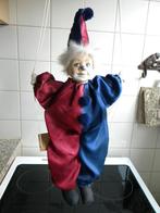 CLOWN OP SCHOMMEL EN BEELDJE CLOWN, Verzamelen, Poppen, Ophalen of Verzenden, Gebruikt, Pop