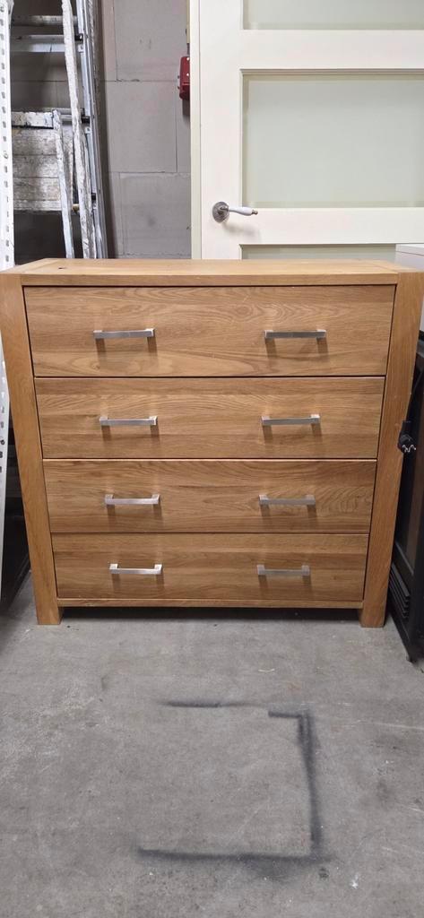 Eikenhouten Dressoir - 94cm breed, Huis en Inrichting, Kasten | Dressoirs, Gebruikt, 25 tot 50 cm, Ophalen