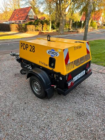 Mobiele diesel compressor atmos 7/14 bar beschikbaar voor biedingen