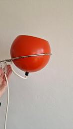 Antieke eyeball wandlamp oranje '70, Huis en Inrichting, Gebruikt, Ophalen of Verzenden