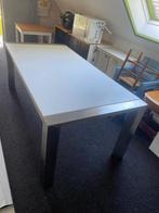 Degelijk tafel met rvs poten, Huis en Inrichting, Tafels | Eettafels, Ophalen, Vijf personen of meer, Rechthoekig, 150 tot 200 cm