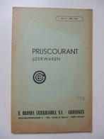 Prijscourant IJzerwaren E. Bronda NV Groningen - Mei 1961, Ophalen of Verzenden, Gelezen, Catalogus
