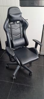 Nieuwe Gaming Bureaustoel Zwart, Zwart, Nieuw, Ophalen of Verzenden, Gaming bureaustoel