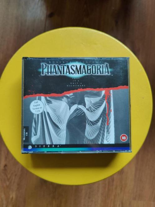 Phantasmagoria - Sierra - Old-school games - 7CD, Spelcomputers en Games, Games | Pc, Zo goed als nieuw, 1 speler, Vanaf 3 jaar