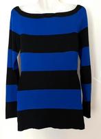 Nikkie kobaltblauwe/zwarte trui maat S, Kleding | Dames, Ophalen of Verzenden, Zo goed als nieuw, Maat 38/40 (M), Blauw