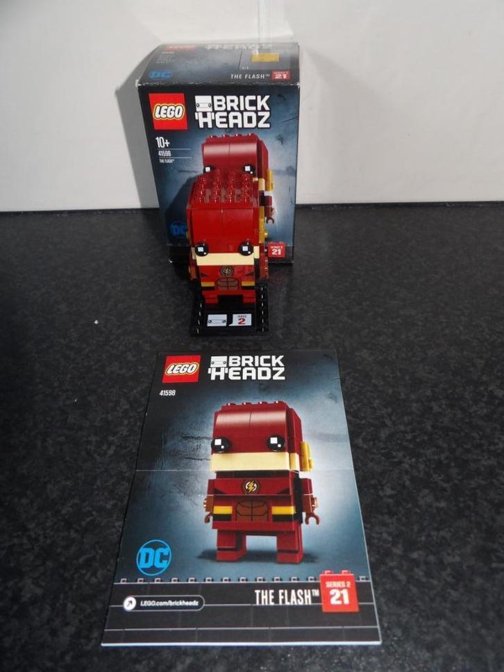 Als nieuw Lego Brickheadz DC 41598 The Flash nr 21 incl doos, Kinderen en Baby's, Speelgoed | Duplo en Lego, Zo goed als nieuw