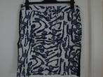 Witte rok met blauw en grijze opdruk. Maat XL., Kleding | Dames, Rokken, Overige kleuren, Maat 46/48 (XL) of groter, Ophalen of Verzenden